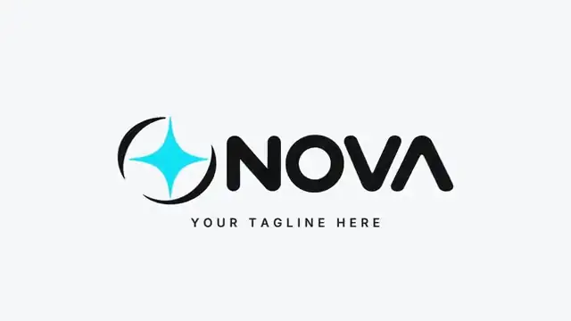 Card Swipe logo intro template with a swiping card