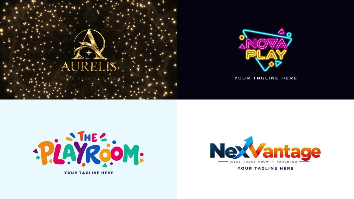 20 Free Logo Intro Templates With Music, Sorted by Style