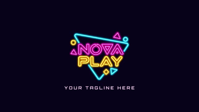 Neon Music logo intro