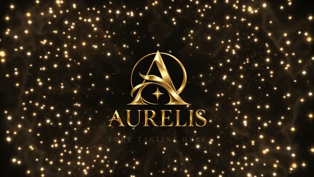Gold Vortex logo intro