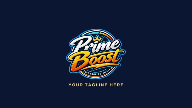 Energy Burst logo intro