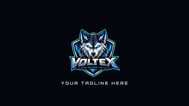 Neon Rush logo intro