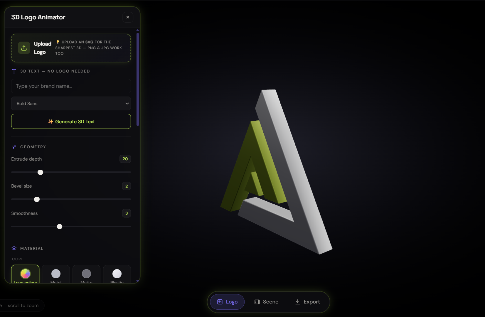 Turn Any Logo — or Just Your Brand Name — Into Real 3D